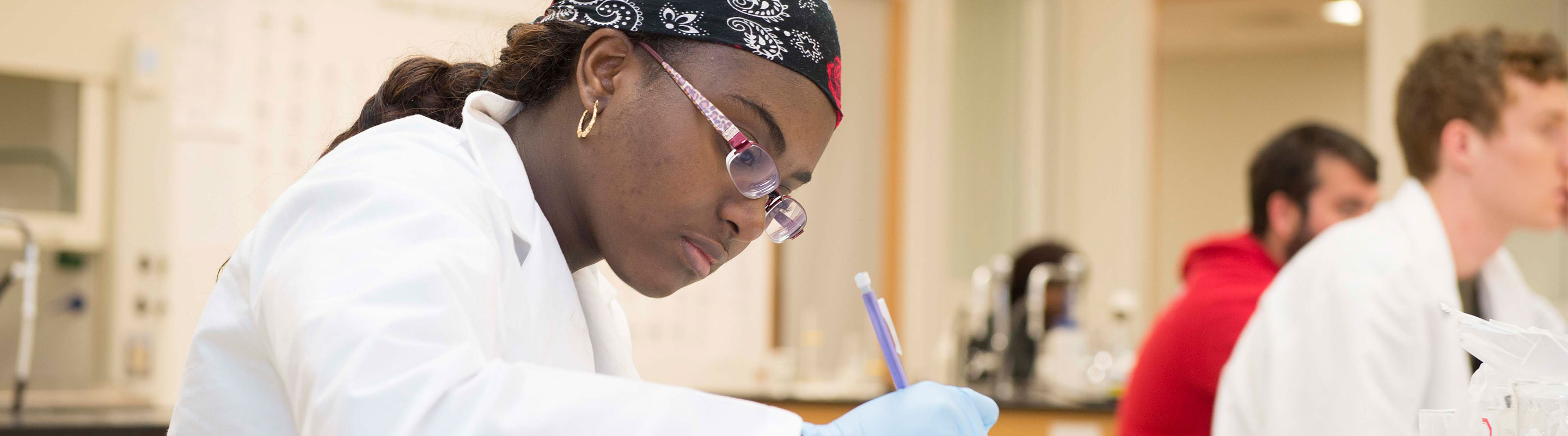 Student Studying Science