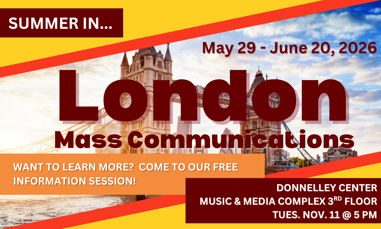 Info Session: Mass Comm in London Summer 2026