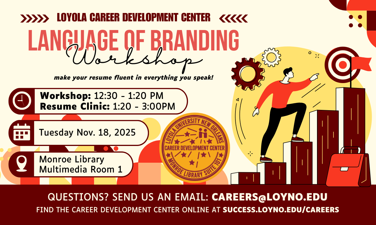 The Language of Branding - Workshop and Resume Clinic