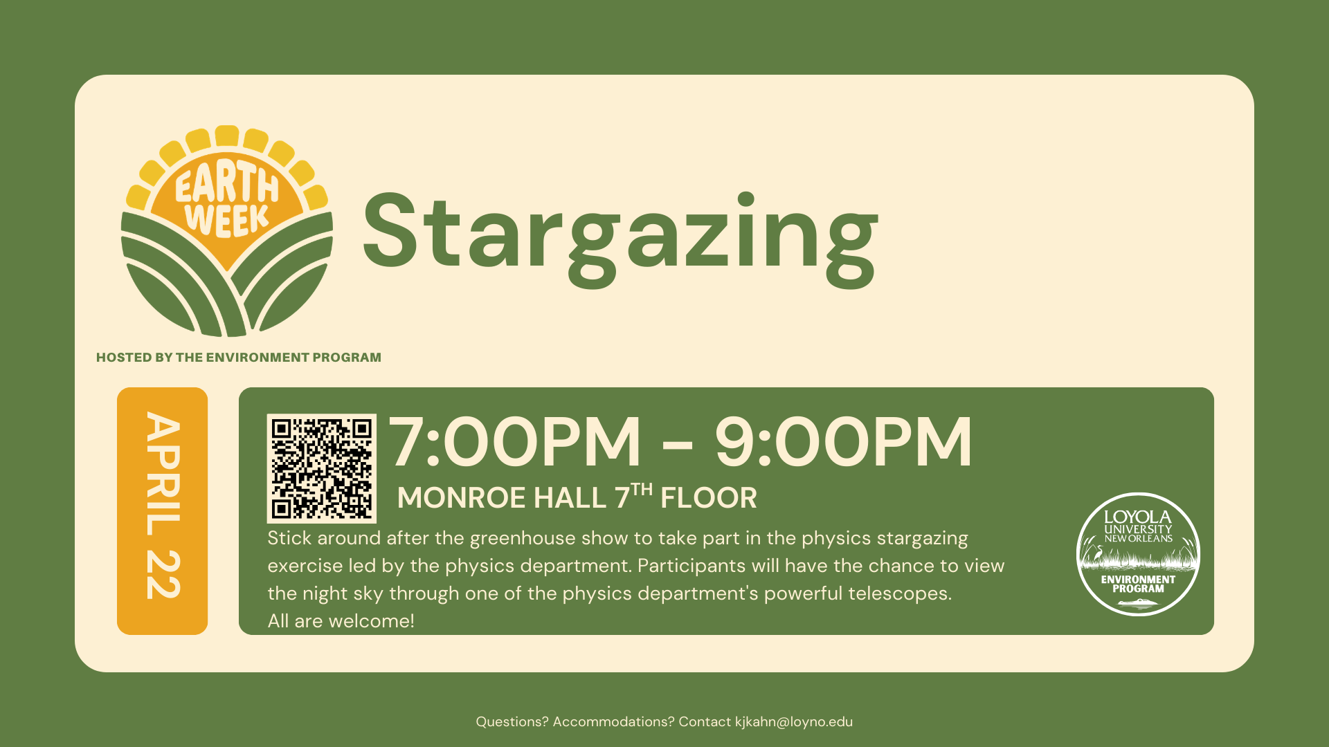 Stargazing in the Azby Greenhouse