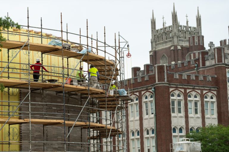 bricking the chapel