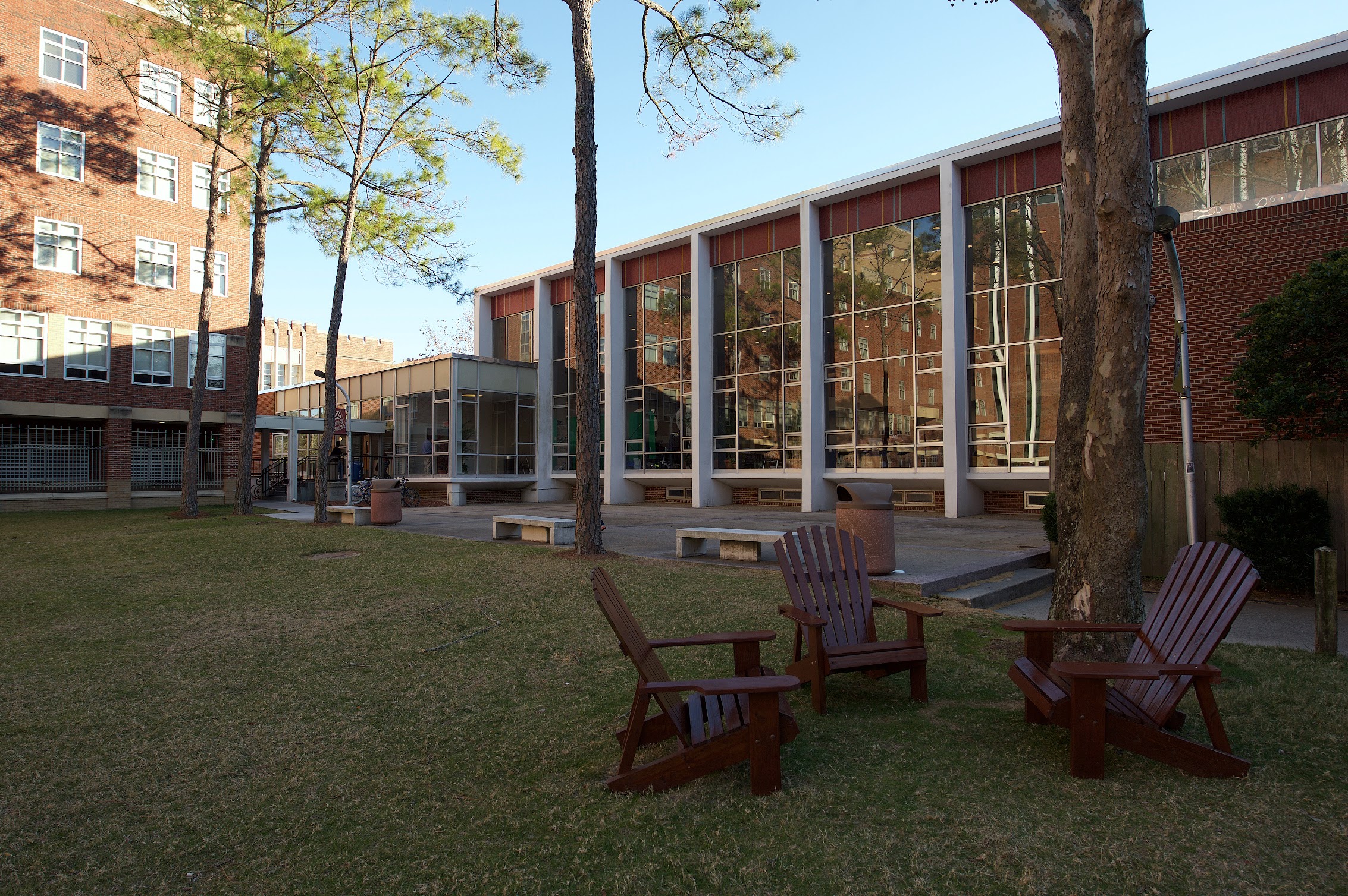 chairs in the quad