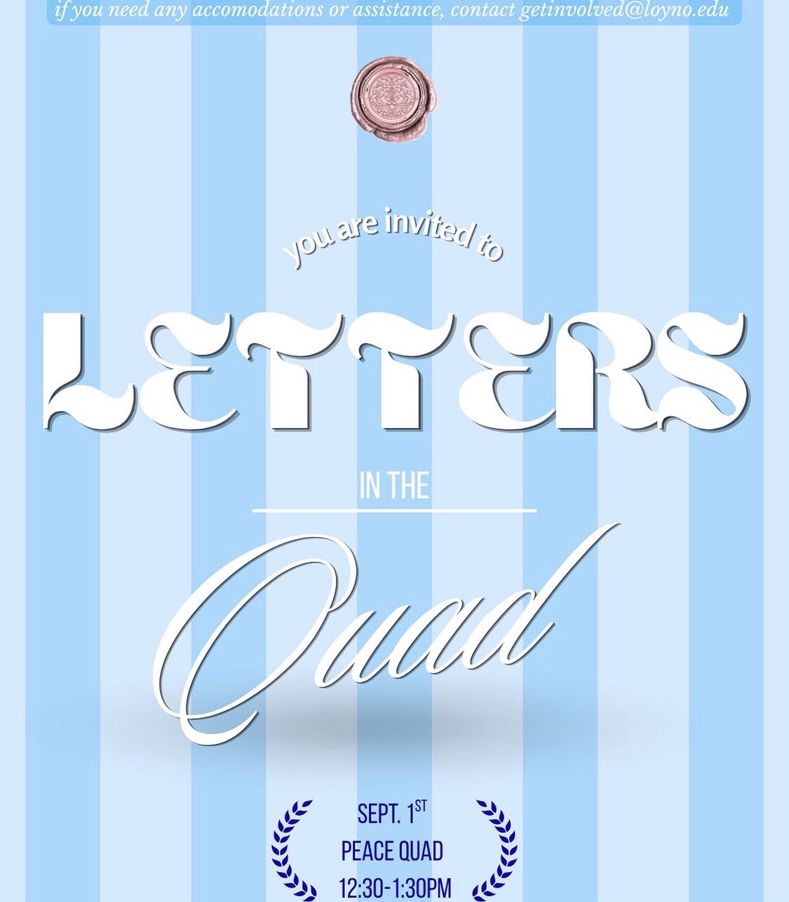Letters in the Quad